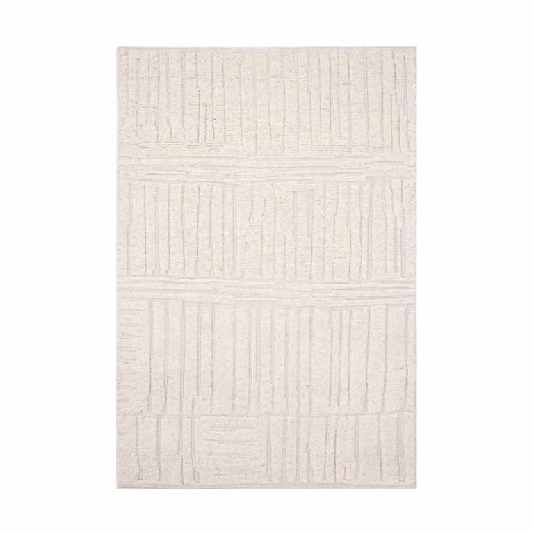 Tell Me More Sandnes wollen vloerkleed White, 170 x 240 cm