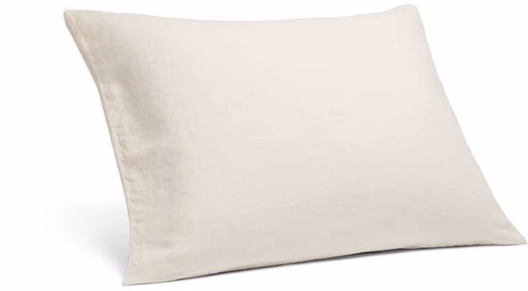Yumeko kussensloop hennep/katoen soft cream 60x70 cm - Biologisch & ecologisch
