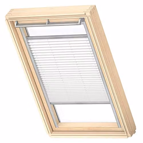 VELUX Dakraam Lichtdoorlatend Plisségordijn FHL, CK04, Wit