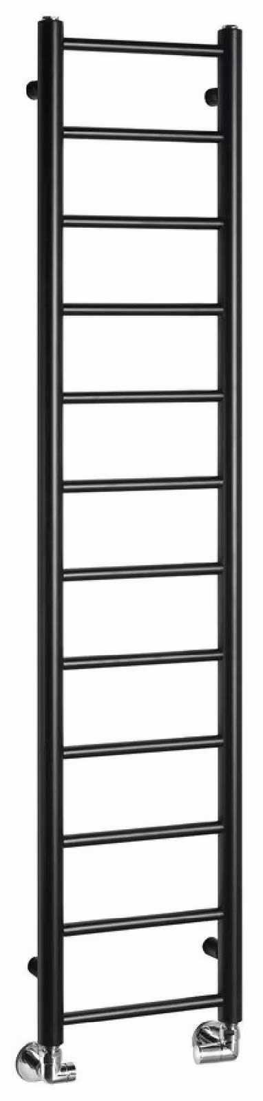 Sapho DINA handdoekradiator, mat zwart, 30 x 138 cm