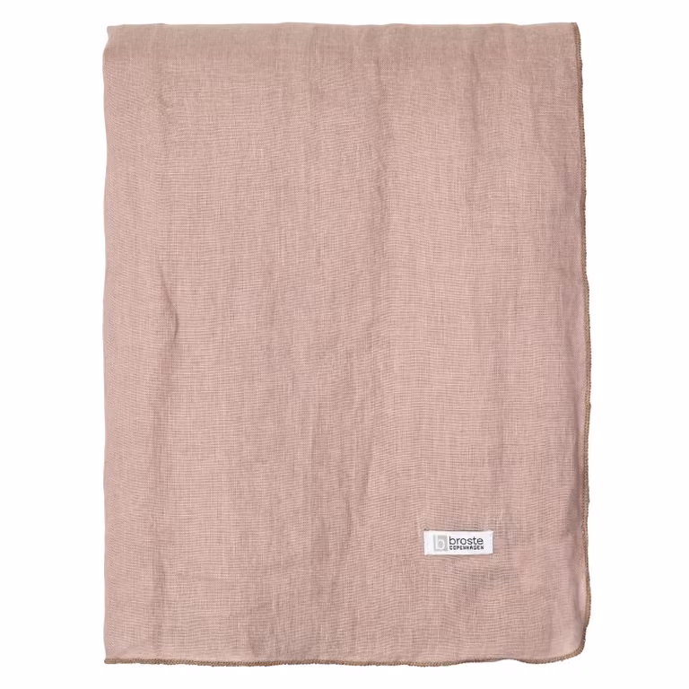 Broste Copenhagen Gracie tafelkleed roze B/D/H: 160 x 300 cm