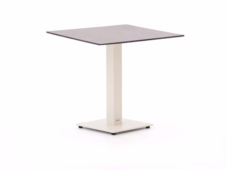 Forza Furniture Tuineettafel Forza Vierkant Bruin B/D/H: 70 x 70 x 70 cm