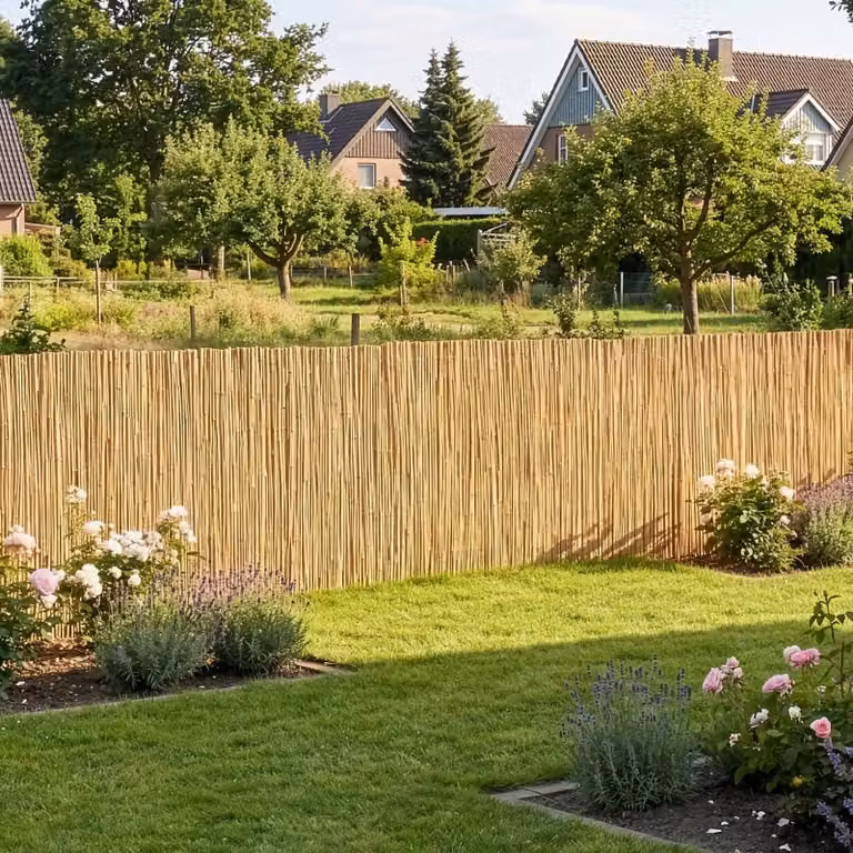 casa.pro Schilfrolde Abbateggio natuurlijke uitvoering, Breedte: 90 cm, Lengte: 300 cm