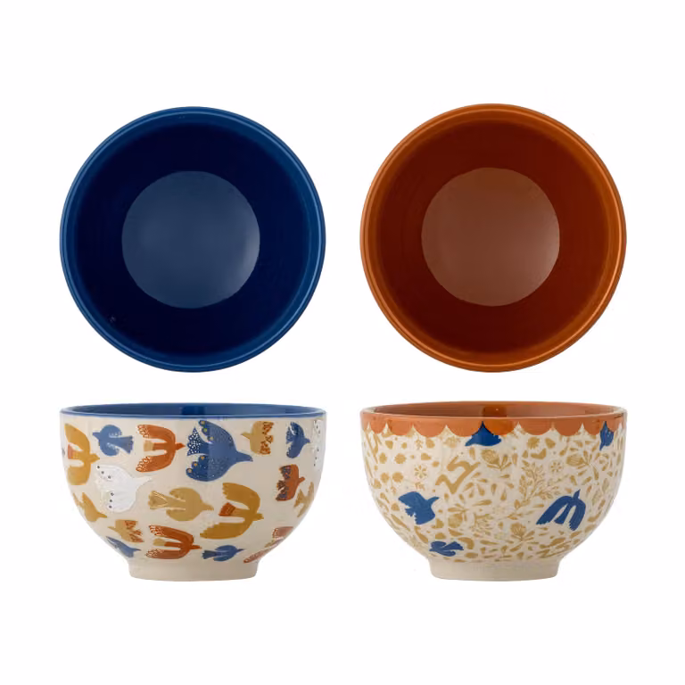 Bloomingville Anniversary dip bowl, multicolor, 2-delig, 16 cl