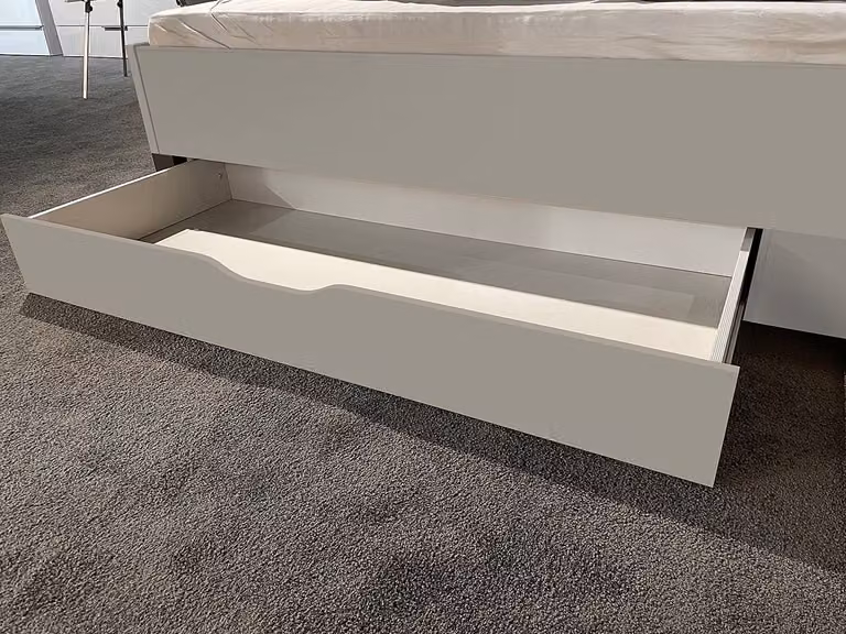 home24 Bedlade set van 2 grijs/zandgrijs 140 x 220 cm