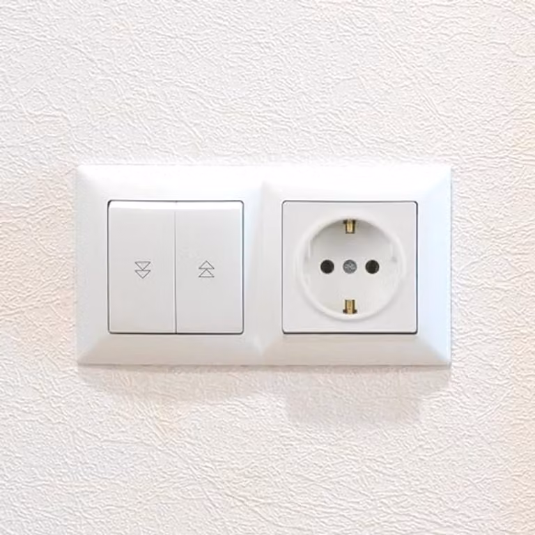 Inbouw jaloezie-knop serie G1 All-in-One steekklem zuiver wit
