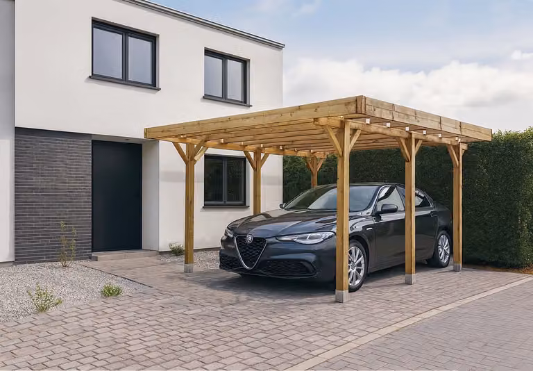 Solid Carport Modular S7722