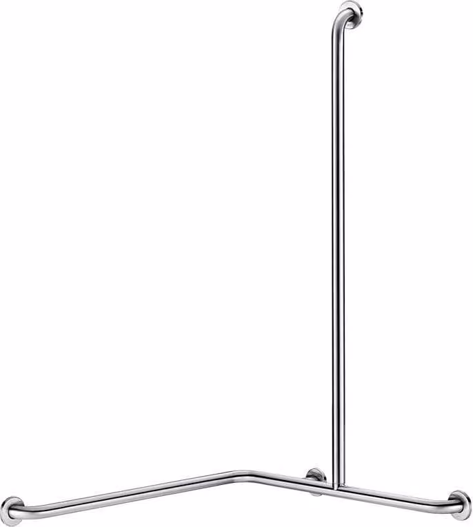Delabie DUHA manchet met horizontale afvoer rechts D32mm verchroomd voor zitting