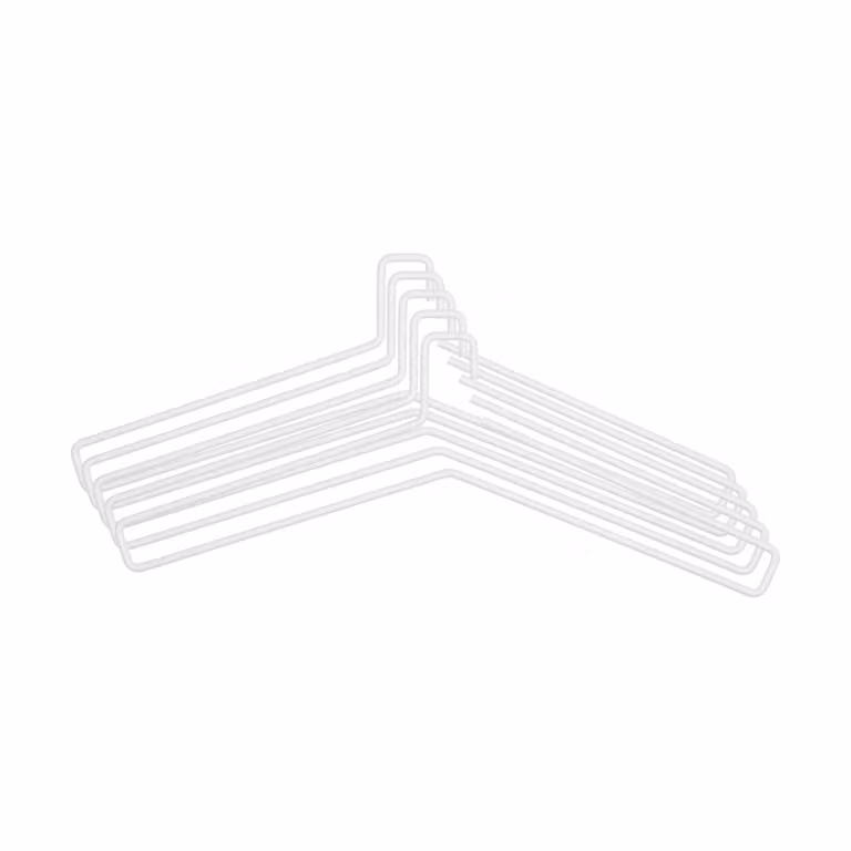 Scandi Living Edge hanger 5-pack Wit
