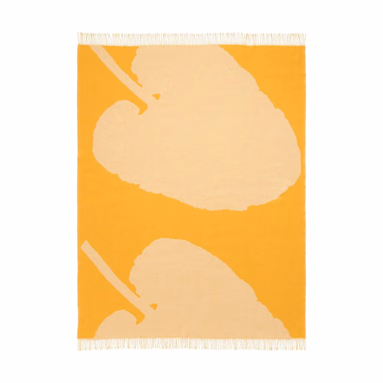 Marimekko Valkea plaid Beige 140 x 170 cm