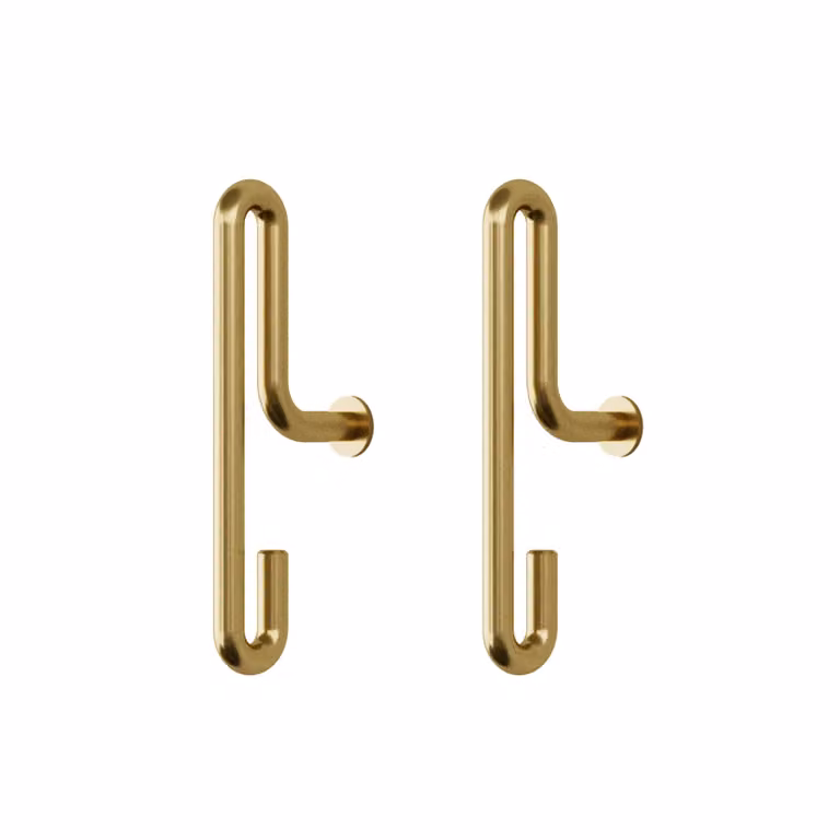 MOEBE Muurhaak Small 2-pack Matgoud