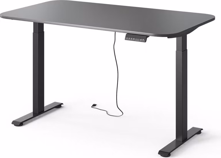 Vicco Elevate Bureau met 2 motoren Zwart/Antraciet B: 140 cm, D: 80 cm