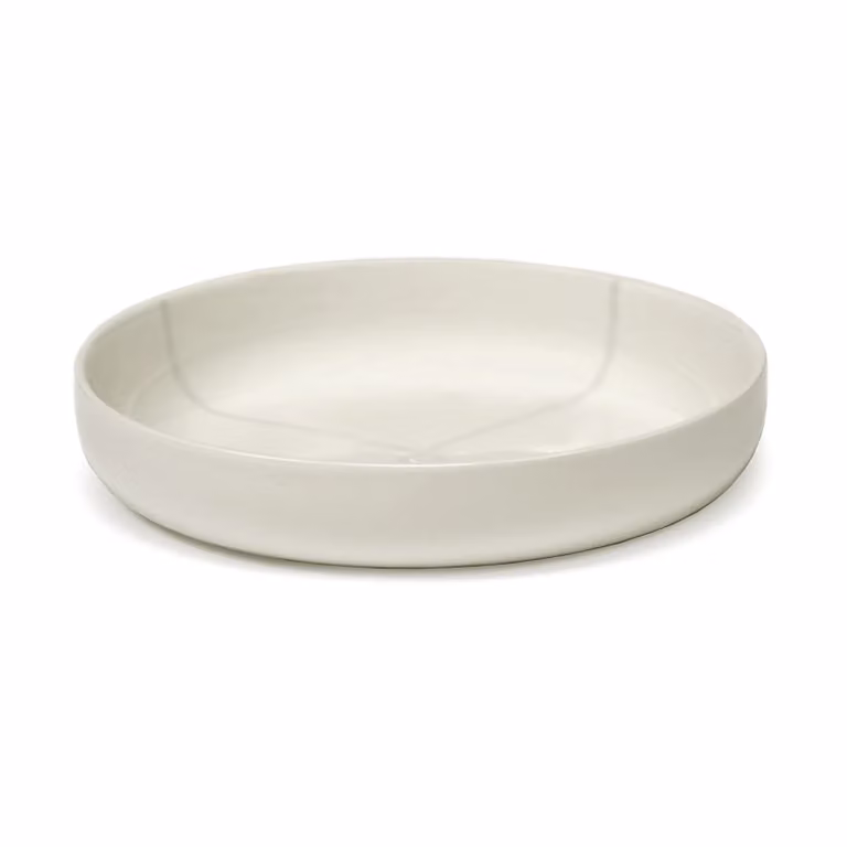 Serax Zuma diep bord Salt, 2-pack, Diameter: 20,5 cm