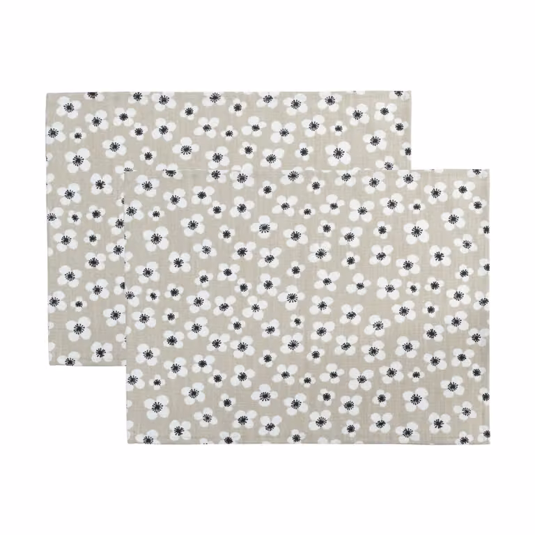 Almedahls Belle Amie placemat 2-pack Beige, B: 45 cm, D: 34 cm