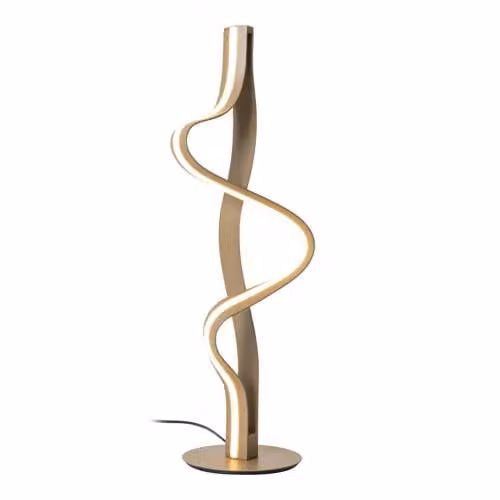 Lucide Lambada tafellamp met dimbare LED in goud/messing, 60 cm