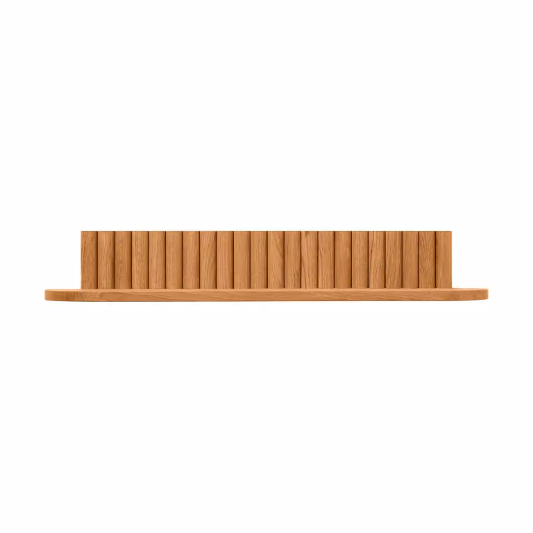Andersen Furniture Pillar wandplank Oiled Nature Oak B/D/H: 78 x 15 x 12 cm