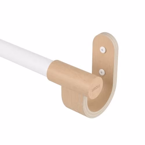 Umbra Bellwood Gordijnroede, Verstelbaar, Wit/naturel, 107-305 cm