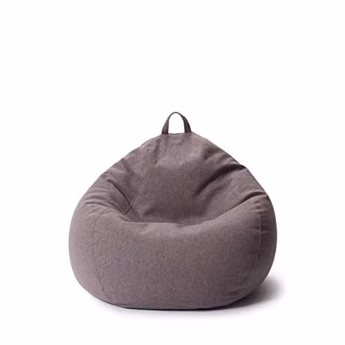 Lumaland Comfort Line Zitzak M Indoor Donkergrijs - B/D/H: 70 x 80 x 50 cm - 120 l