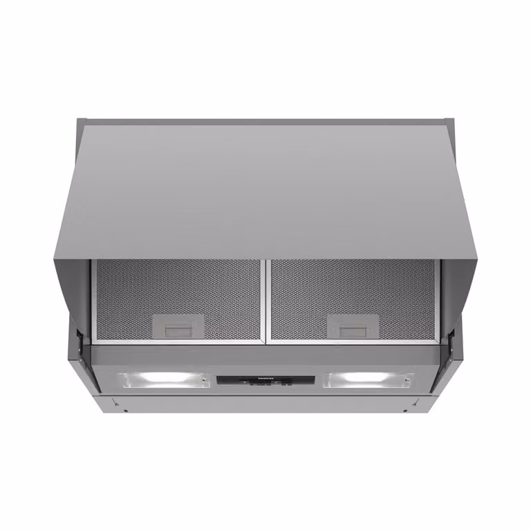 Siemens LE66MAC00 iQ100 Afzuigkap, Inbouw, Zilver, B: 60 cm, D: 40,2 cm, H: 27,1 cm
