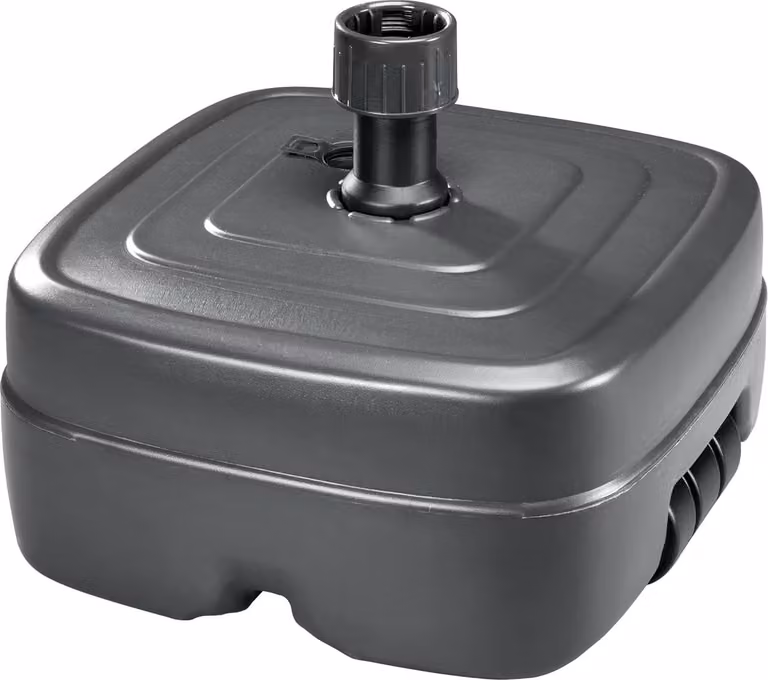 Antraciet Parasolvoet PE Paraplubak met 45 liter inhoud en 2 kg kunstbodem 856-15