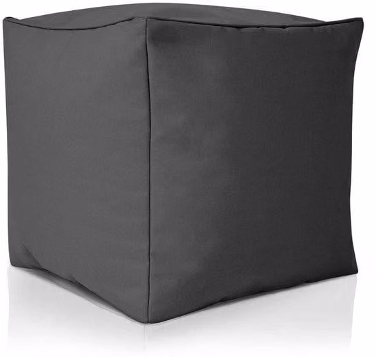 Unyqoos Zitkruk Vierkante Pouf met Wasbare Bekleding en EPS-vulling voor Binnen en Buiten B/D/H: 40 x 40 x 40 cm