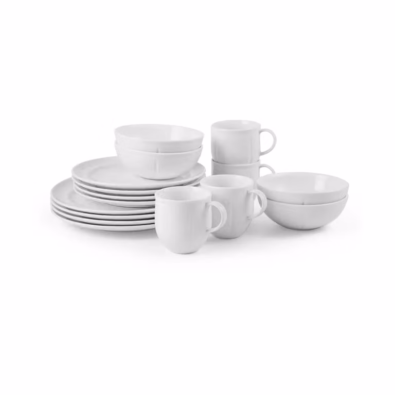 Rosendahl Grand Cru Soft serveerset wit, 16-delig