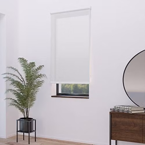MADECOSTORE Verduverend rolgordijn Serie Must, Wit, B: 214 cm, H: 190 cm