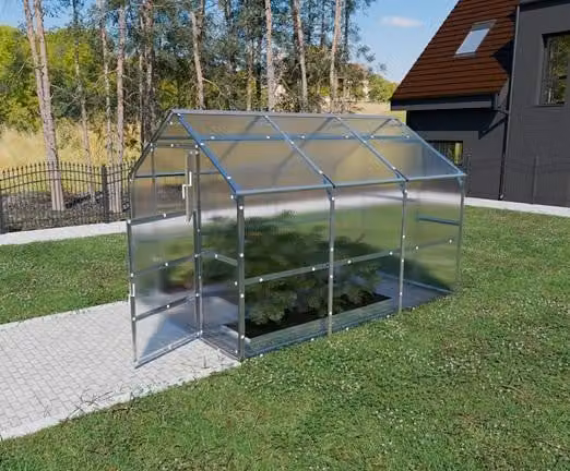 BAUMERA Kas KLASIKA BERNARD met 4 mm polycarbonaat, 2,35 x 3 meter
