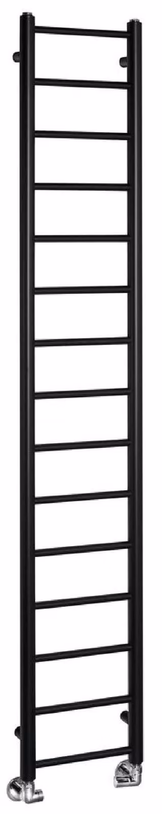 Sapho DINA handdoekradiator, mat zwart, H: 174 cm, B: 30 cm