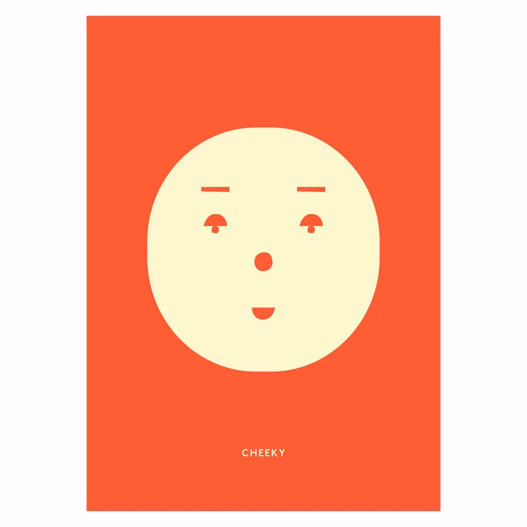 Paper Collective Cheeky Feeling poster 30 x 40 cm