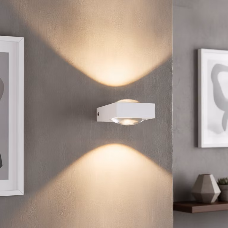 Artdelight Led muurspot Jena wit 2x3W 2700K warm wit