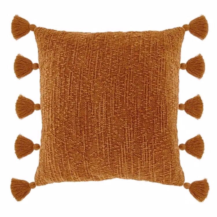 Unique Living kussen Naomi 45x45 cm orange flame