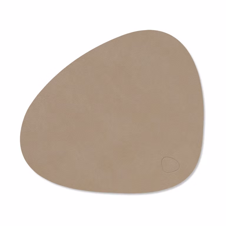 LIND DNA Nupo placemat curve S Clay brown