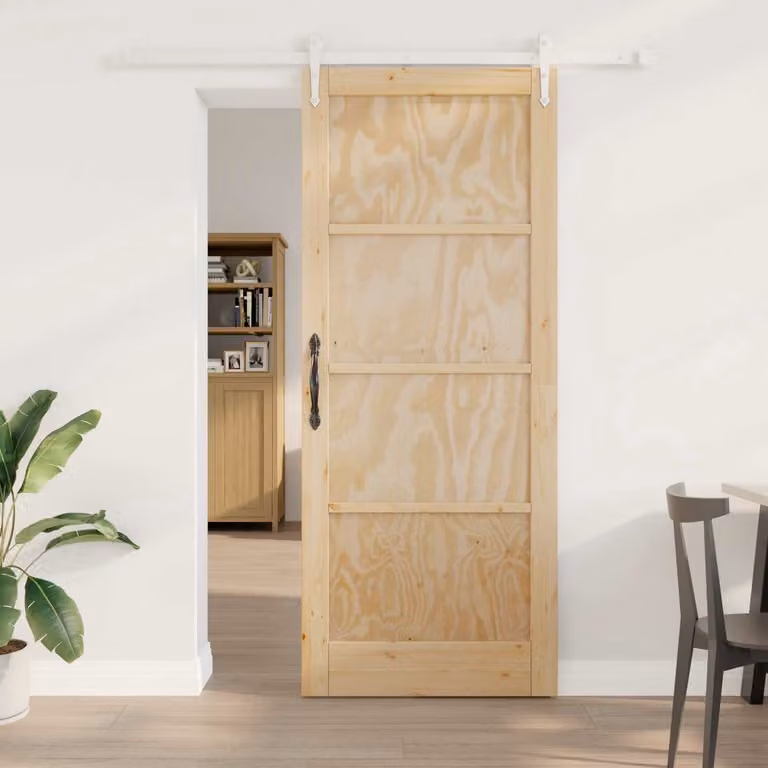 vidaXL ORKDAL Schuifdeur van massief grenenhout 86 x 211 cm