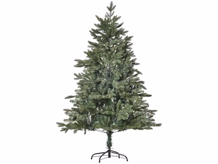 HOMCOM Kunstkerstboom Spar, Groen, Inklapbaar en Demontabel