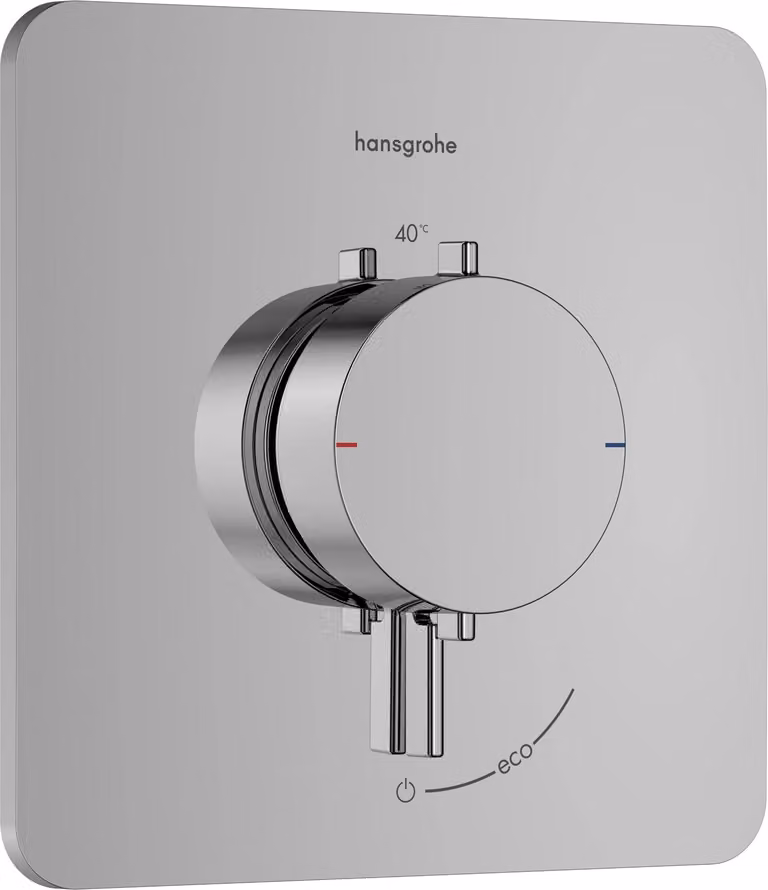 Hansgrohe Thermostaat UP Ecostat Comfort Q, complete set voor 1 aansluiting, chroom