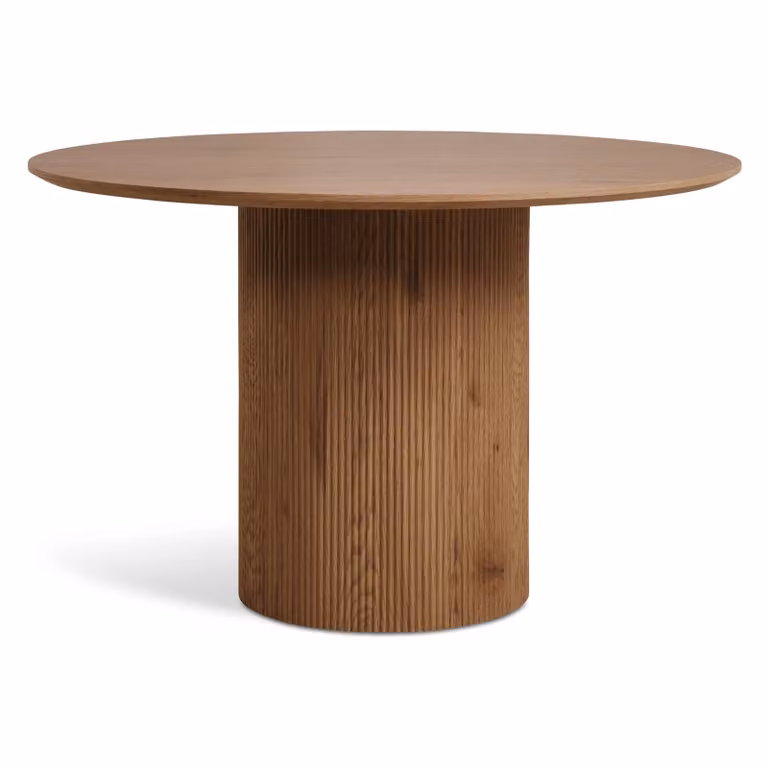 Nest of Nora Fenna Ronde Eettafel voor 4 personen - Walnoot fineer - Diameter: 120 cm