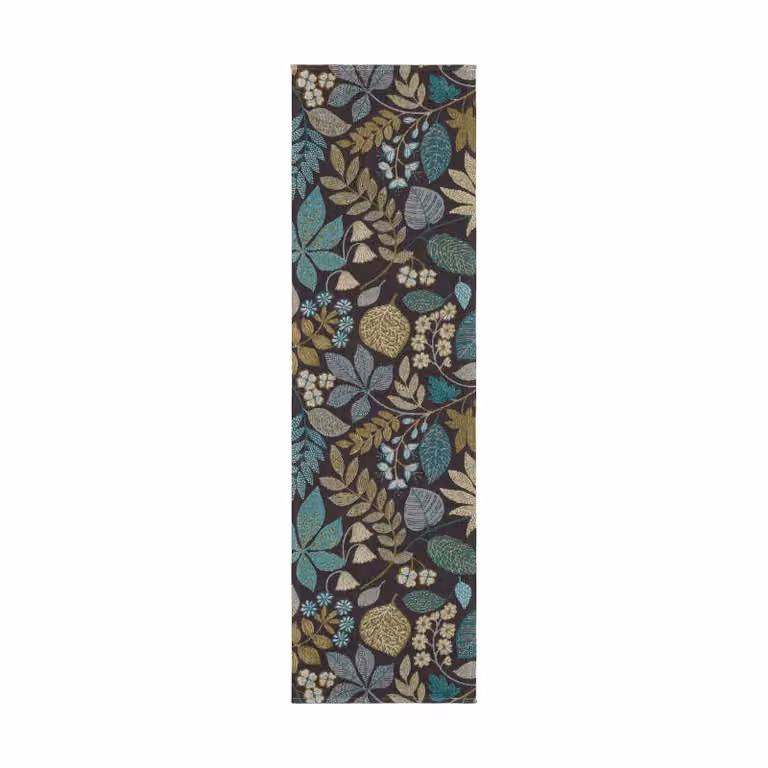Ekelund Linneväveri Lövsta tafelloper, Multi, B: 35 cm, L: 120 cm