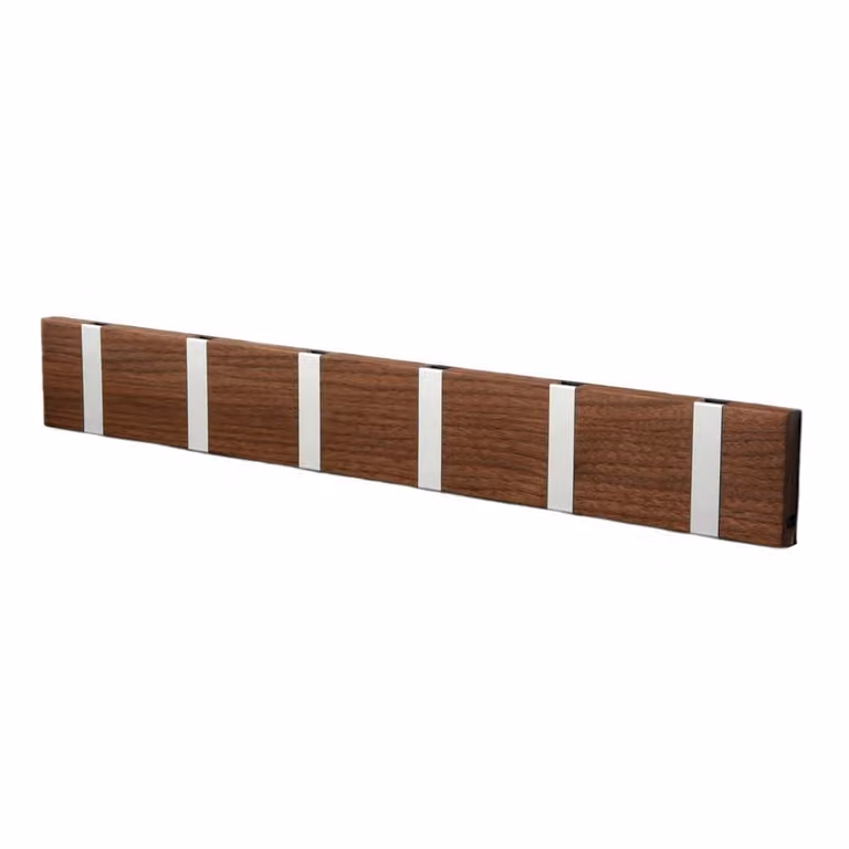 LoCa Knax kledinghanger geolied walnoot-grijs, Breedte: 60 cm