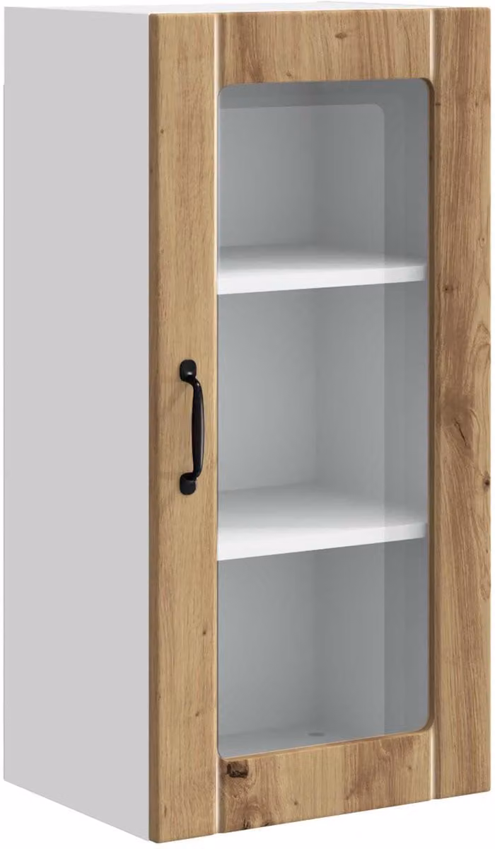 vidaXL Wandkast PORTO Artisan Eiken B: 40 cm, D: 31 cm, H: 80 cm