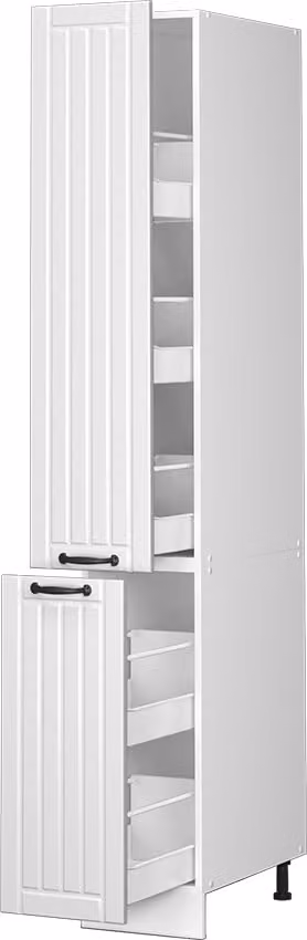 Vicco Fame-Line Badkamerkast Wit Landhuis Model 43519, Breedte: 30 cm, Hoogte: 206.8 cm
