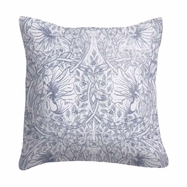 Ekelund Linneväveri Pimpernel kussenhoes Blauw 40 x 40 cm