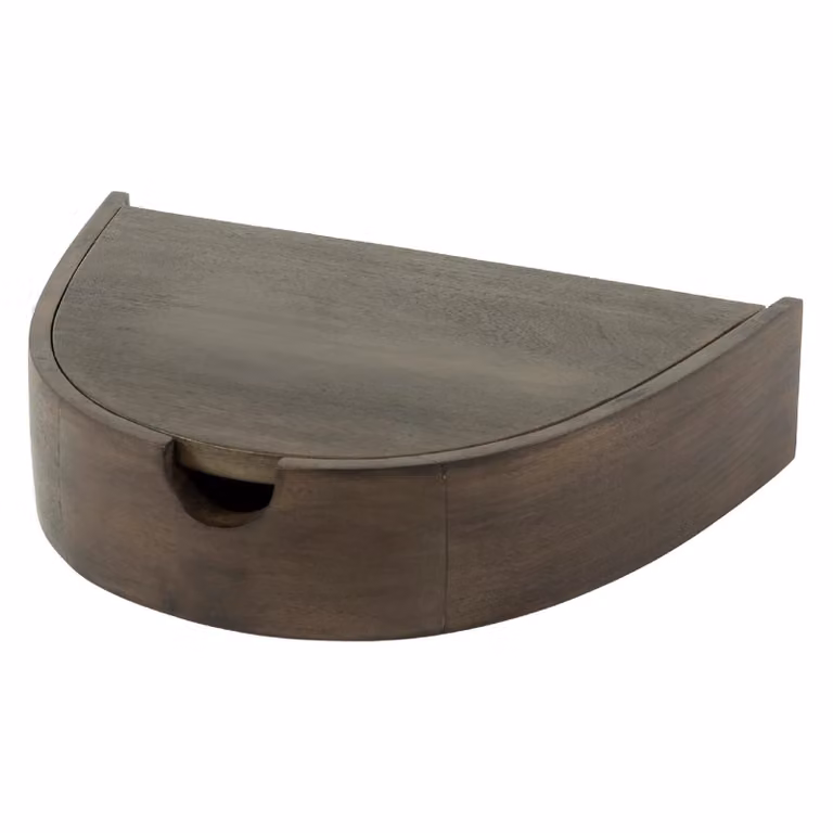 Set van 2 Nest of Nora Zwevende Nachtkastjes met lade - Bruin - Modern houten design
