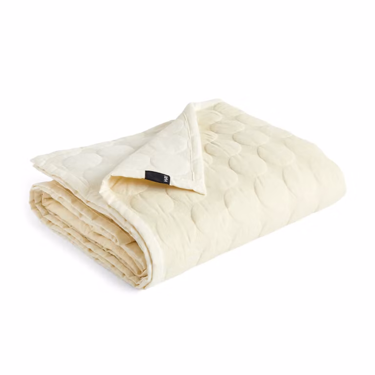 HAY Mega Dot bedspreizer organic Ivory B: 195 cm, D: 245 cm