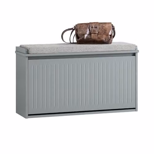 SoBuy Schoenbank met Zitkussen en Opbergruimte voor de Gang, B/D/H: 80 x 45 x 26 cm