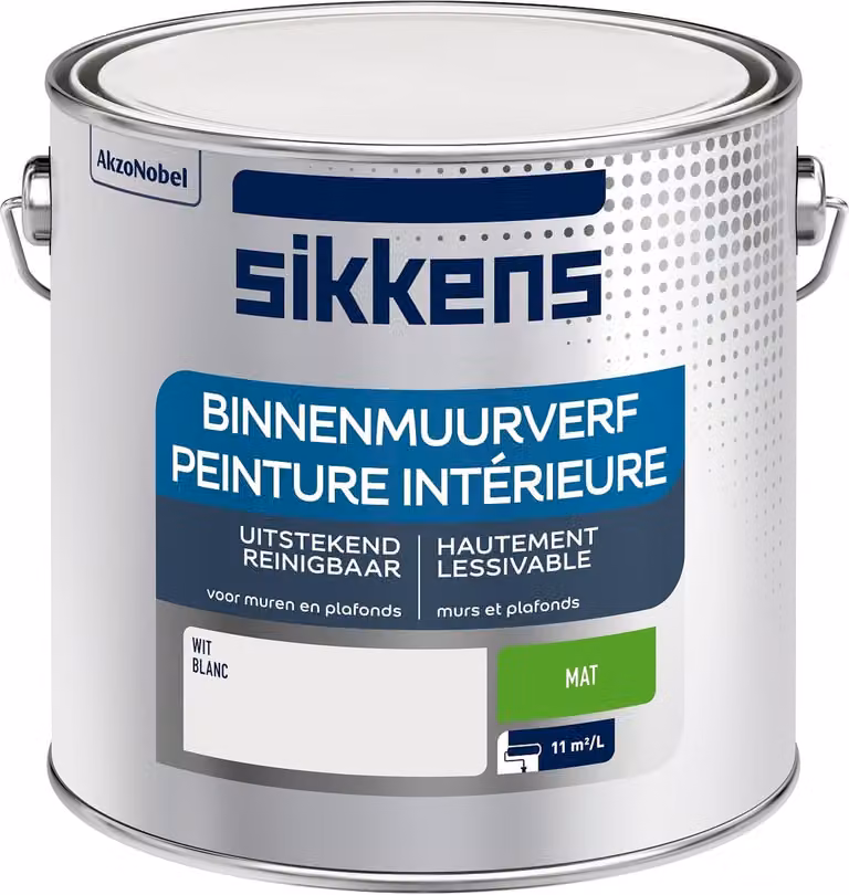 Sikkens Binnenmuurverf Mat - Ral 9001 - 2,5 l