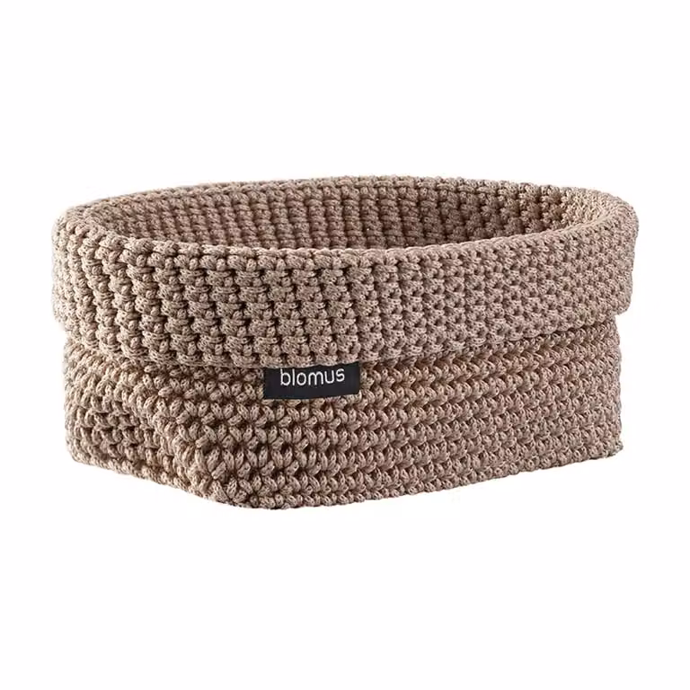 Blomus Tela Textielmand met Boomschorsstructuur, Bark, B/D/H: 20 x 12 x 9 cm