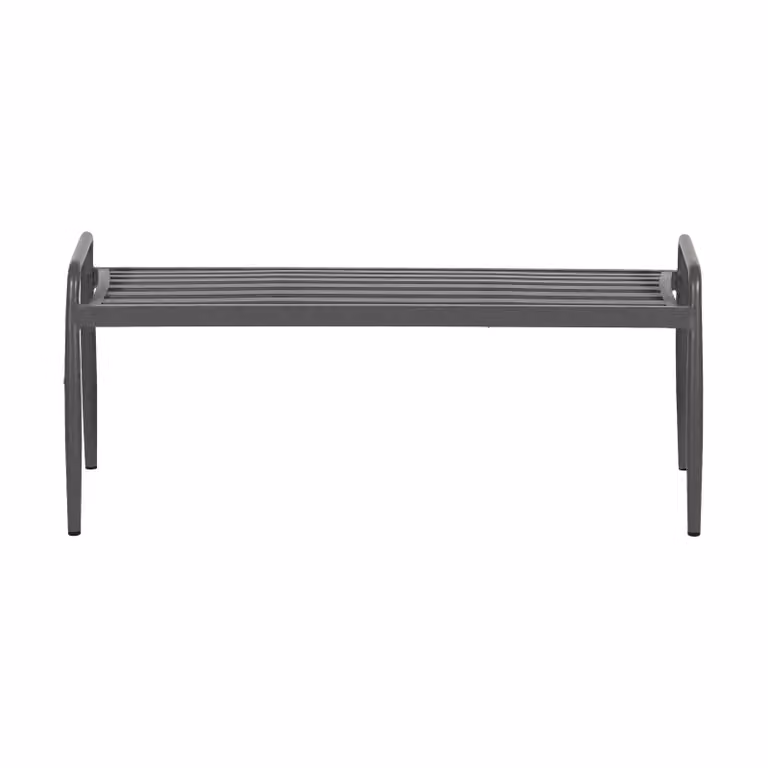 1898 Messina bank Anthracite B: 124 cm, H: 51 cm