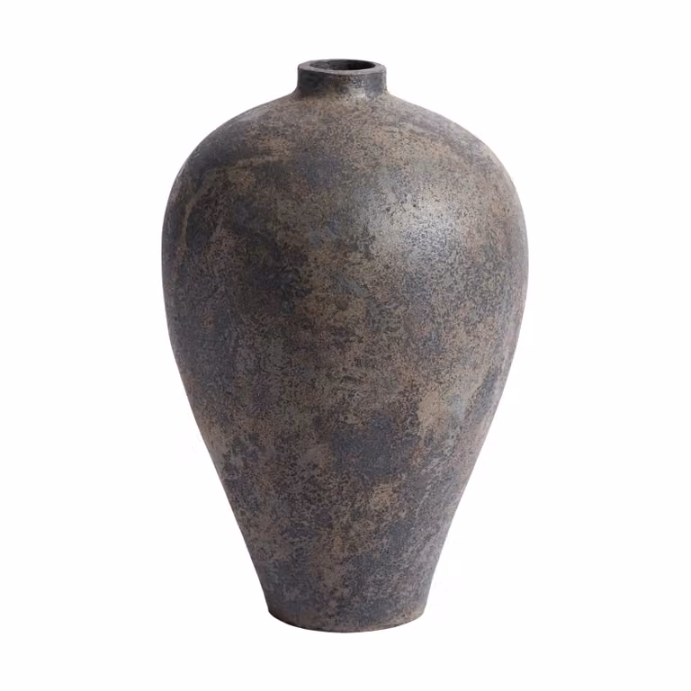 MUUBS Memory bloempot-vaas Bruin/grijs terracotta Hoogte: 60 cm
