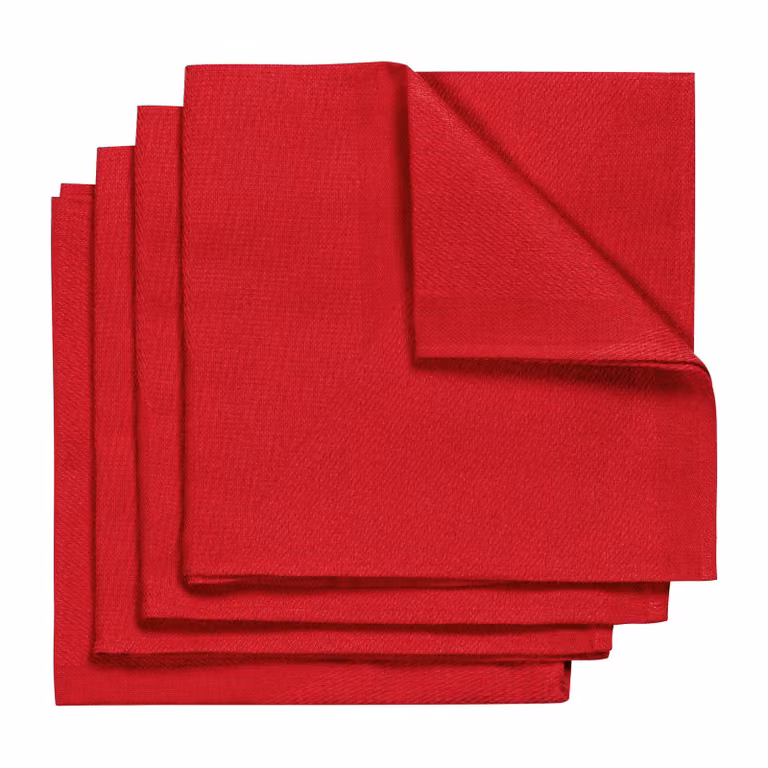 NJRD Metric servet 4-pack Rood 47 x 47 cm